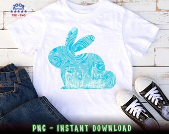 Floral Rabbit PNG, Wildflowers png, Floral Bunny Rabbit png, Love Rabbit Png, Easter Rabbit Watercolor floral Sublimation Design Downloads