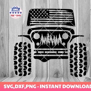 American offroad  Svg, Offroad forest  svg, USA Flag, US Offroad,4WD offroad SVG,Amarican Flag ,4x4 offroad Clip art,4wd Flag Usa,Silhouette