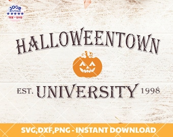 Halloweentown university Svg, Halloween Svg, Halloween Shirt SVG, October 31 Svg,Halloween Movie Svg,Halloween Vibes Svg,gif for Mom,Cricut