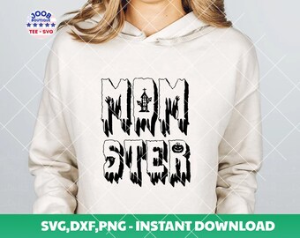 Momster SVG,Halloween SVG,Funny Halloween Svg, Halloween Shirt SVG, Momster Shirt svg,hey boo ,mombie svg,spooky svg, funny halloween,Cricut
