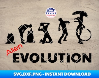 Xenomorph Evolution Shirt, Alien Shirt, Xenomorph Phase Tee,Facehugger, Alien Top, Science Fiction Shirt, Xenomorph Stage, Tee, Digital File