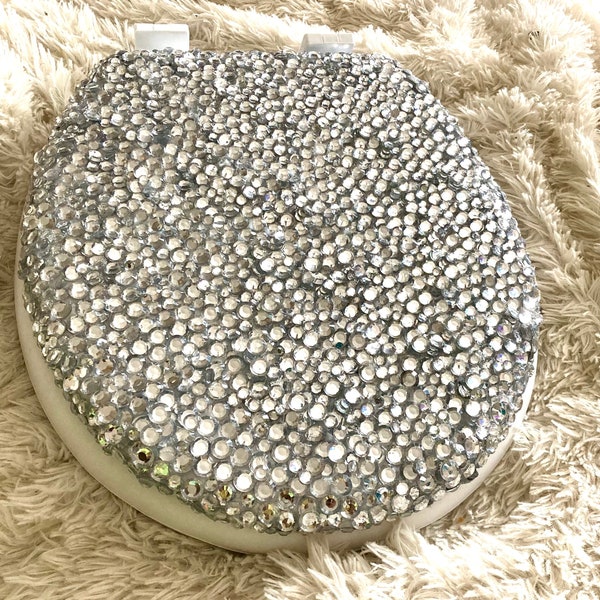 Custom Glam Bling Toilet Seat