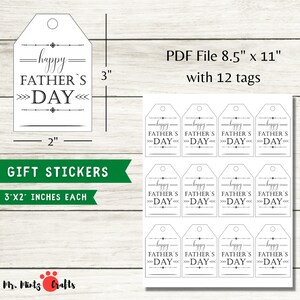 Father's Day Gift Tags for Church Gifts | Printable Fathers Day Treat ...