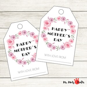 Mom Gift Tags | Mother's Day Gift Tags | Printable Mothers Day Treat Tags | Mothers Day Tags | Happy Mothers Day Tags | Mother Treat Tags