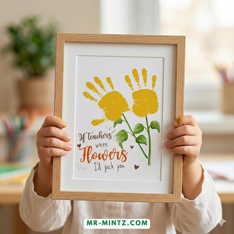 Teacher Appreciation Week Gift Handprint Art Craft Printable, If ...