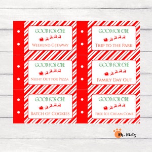 Christmas Coupon Book | Stocking Stuffer | Printable Coupon Book | DIY ...