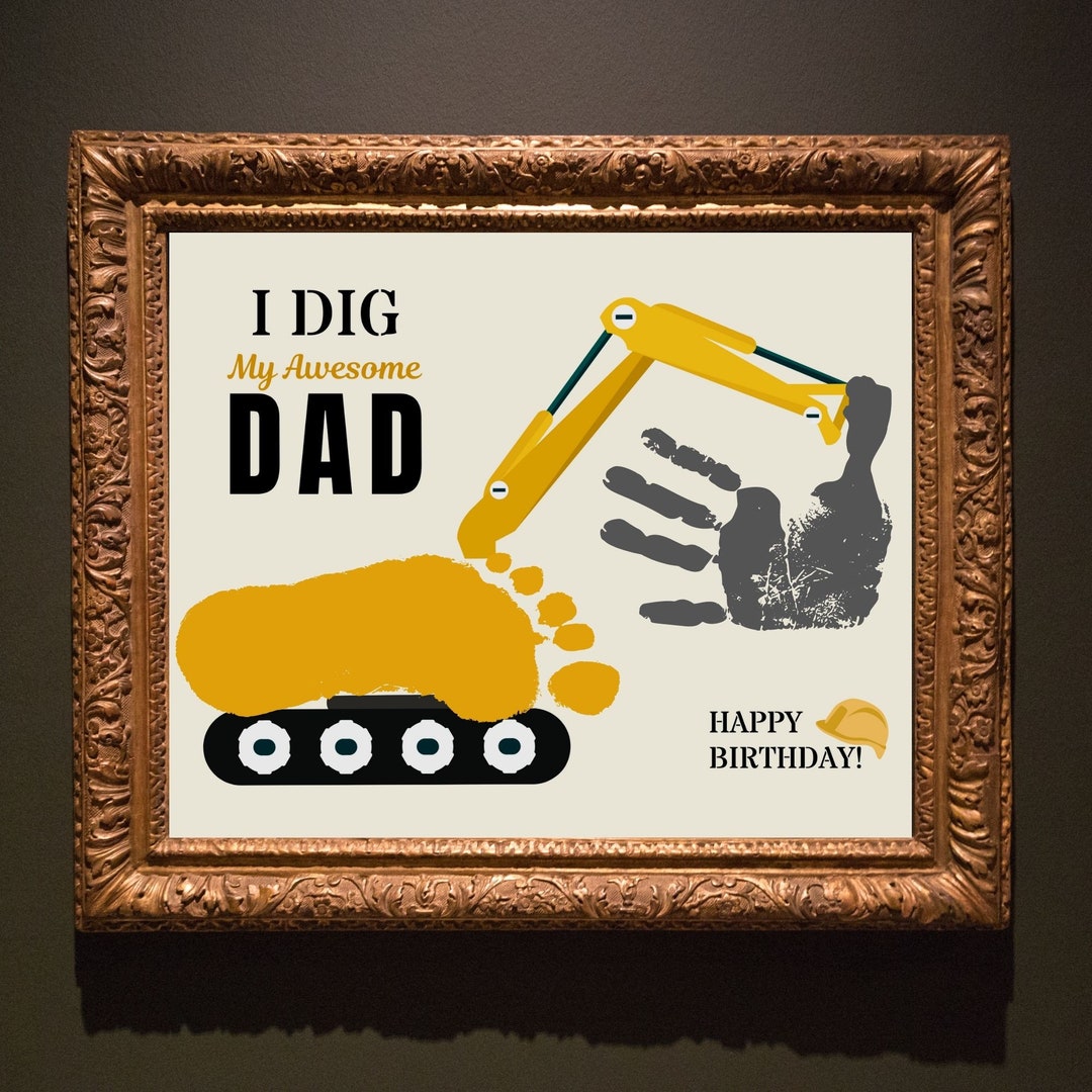 Birthday Gift for Dad From Son Kids Daughter Construction Dad Gift