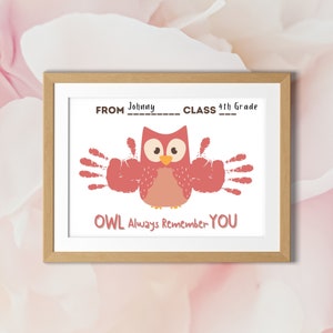 Teacher Appreciation Gift | Handprint Keepsake Art Crafts for Teachers ...