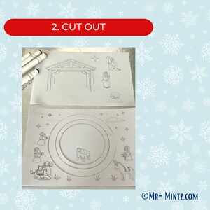 Printable Nativity Scene | Nativity Activities for Kids | Nativity Set ...