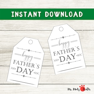 Father's Day Gift Tags for Church Gifts | Printable Fathers Day Treat ...