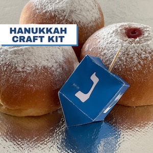 Jewish Gift | Hanukkah Crafts | Hanukkah Decoration | Hanukkah Gift for Kids | Hanukkah Dreidel | Jewish Decor | Jewish Holiday Sign