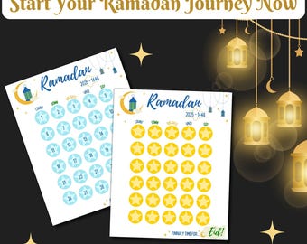 Calendrier De L'Avent Ramadan À Remplir, 30 Boîtes Cadeaux Ramadan Avec