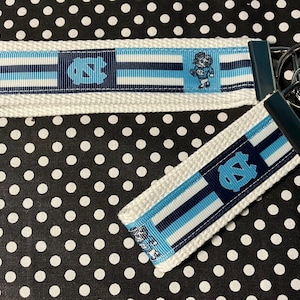 Personalized College / University  inspired Key Fob  or  Wristlet  - 2 sizes available  ** Free Embroidery Available**