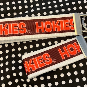 Personalized College / University   inspired Key Fob or  Wristlet - 2 sizes available  ** Free Embroidery Available**