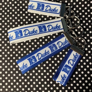 Personalized College / University  inspired Key Fob  or  Wristlet  - 2 sizes available  ** Free Embroidery Available**