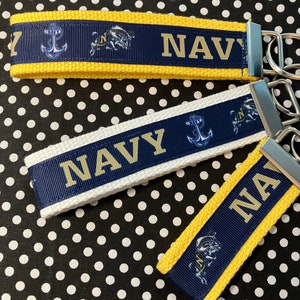 Personalized College / University   inspired Key Fob  or  Wristlet  - 2 sizes available  ** Free Embroidery Available**