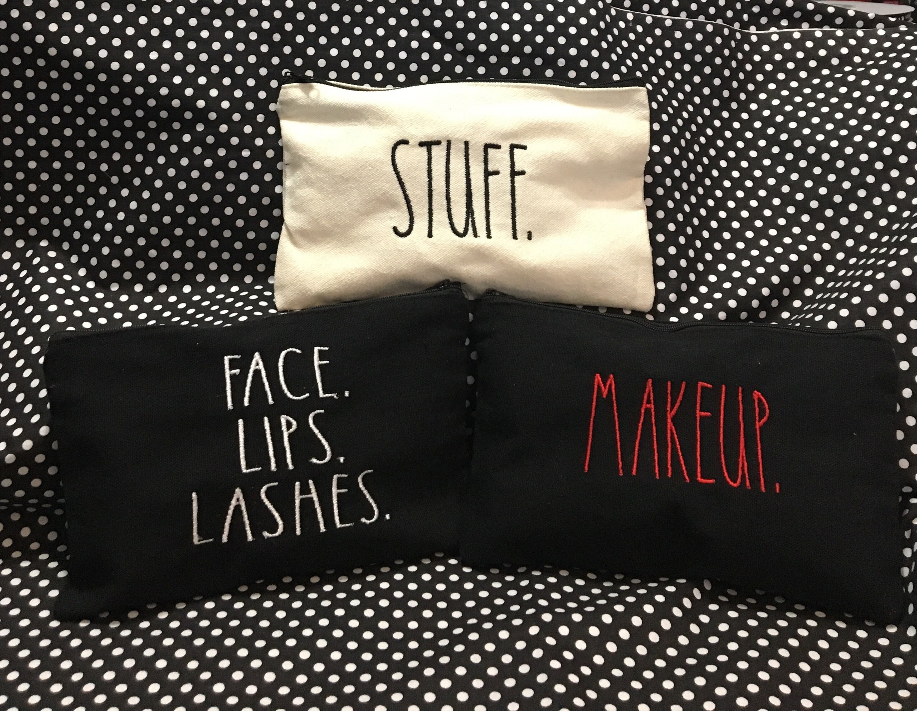 Rae dunn makeup bag sale