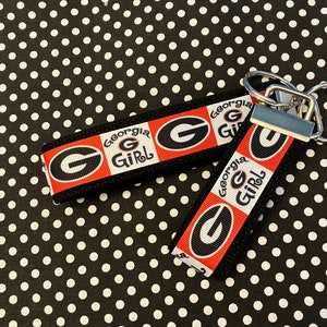 Georgia Girl Schlüsselanhänger: Personalisiertes College Universitäts Geschenk