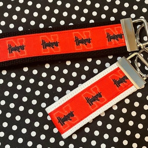 Personalized College / University   inspired inspired Key Fob  or  Wristlet  - 2 sizes available  ** Free Embroidery**