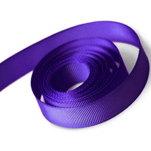 5/8 X 9 Ft Purple Grosgrain Ribbon for Hair Bows DIY Face Mask Ribbon by  the Roll Craft Ribbon DIY Craft Projects Baltimore Ravens Purple 