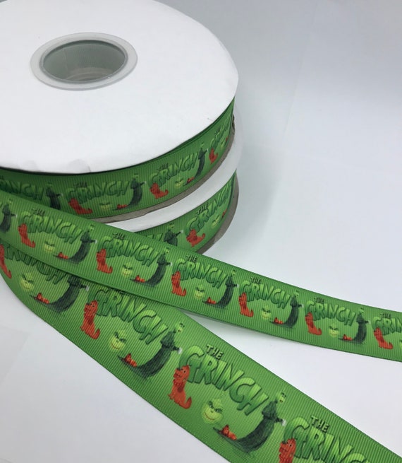 38mm and 25mm the Grinch in Dressing Gown and Max Grosgrain Ribbon
