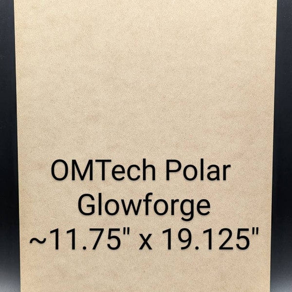 1/8”MDF - 3MM ~12”x19” - Glowforge - Draftboard - Beamo - Makeblock -  Laser - Mira 5 - Omtech Polar - MDF