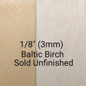 1/8 Baltic Birch Plywood 12x20