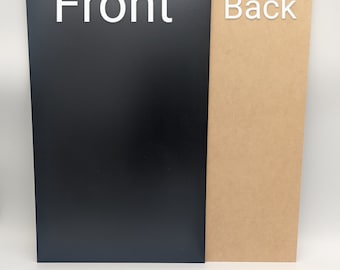 1/8" Black MDF, Glowforge, xtool M1, Laser