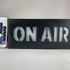 On Air sign - multi color with remote