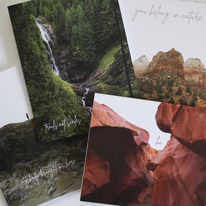 Greeting Card Set of 4 - Support Fat Girls Hiking!