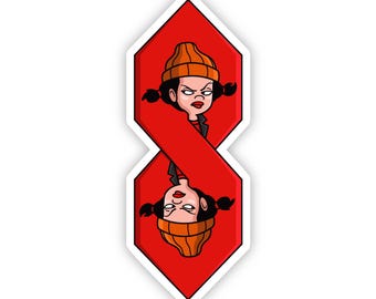 Ashley Spinelli S Thing Sticker Set | Recess Cartoon Mashup