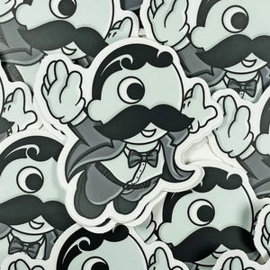 Natty Boh Mario 3 Sticker, 3 in. Vinyl Waterproof Die cut, Unique Nostalgic Fan Gift for Him, Dad, Water Bottle, and Laptop