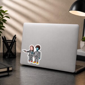 Doug Pulp Fiction Sticker | Skeeter Cartoon Mashup image 2