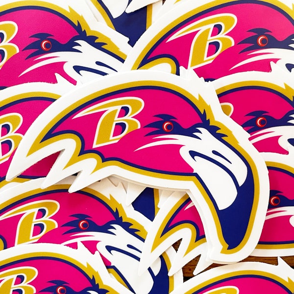 Baltimore Flamingo Sticker, Ravens Sticker, John Waters, Pink Flamingos, Laptop Sticker, Water Bottle Sticker, Ravens Fan Gift