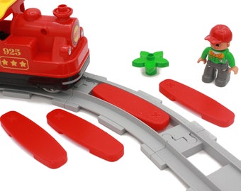 Croisement 6 voies pour train compatible train DUPLO – jouet imprimé 3D fait main en France, dès 3 ans Croisement 6 voies pour train compatible train DUPLO – jouet imprimé 3D fait main en France, dès 3 ans