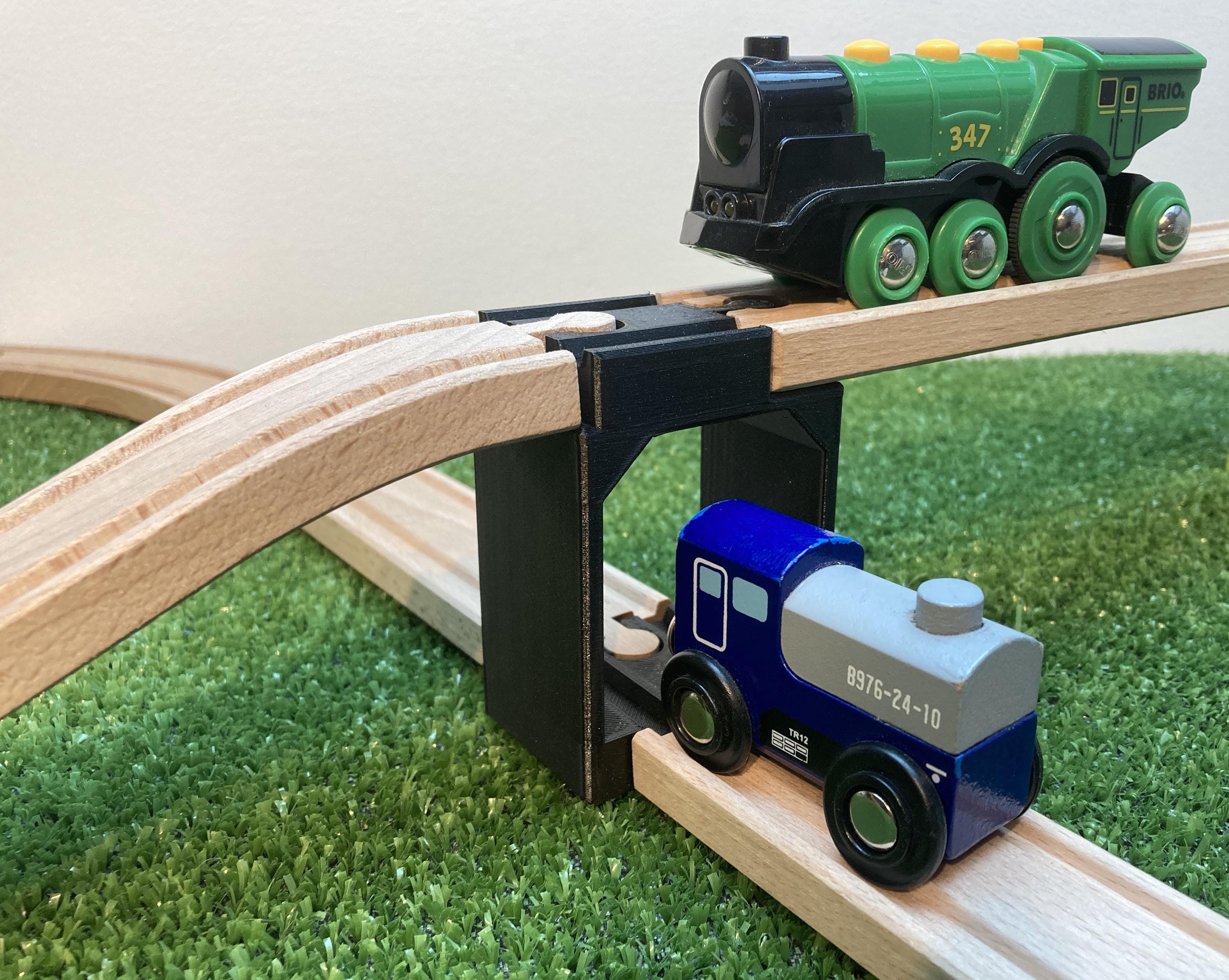 Locorico 3 Tunnelbrücken Für Holzzug - Kompatibel Mit Brio & Lillabo