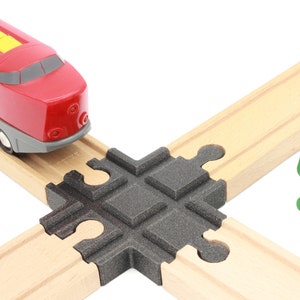 4 track Crossing for Wooden Train Brio Lillabo Etsy