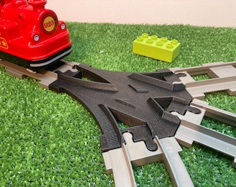 3-way turnout for Duplo-compatible trains