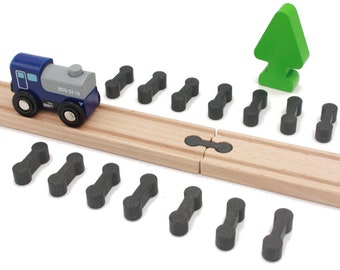 15 Bone Male-aansluiting voor houten trein compatibel Brio Ikea