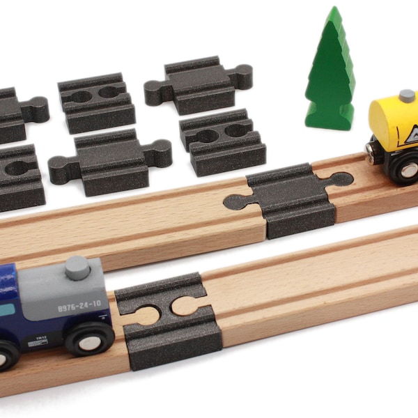 8 Connections for Wooden Train Compatible Brio Ikea Lillabo