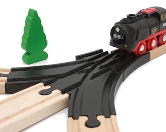 Removable Triple Switch for Wooden Train Compatible Brio Ikea Lillabo