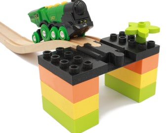 Duplo Brio Compatible Plate for Wooden Train
