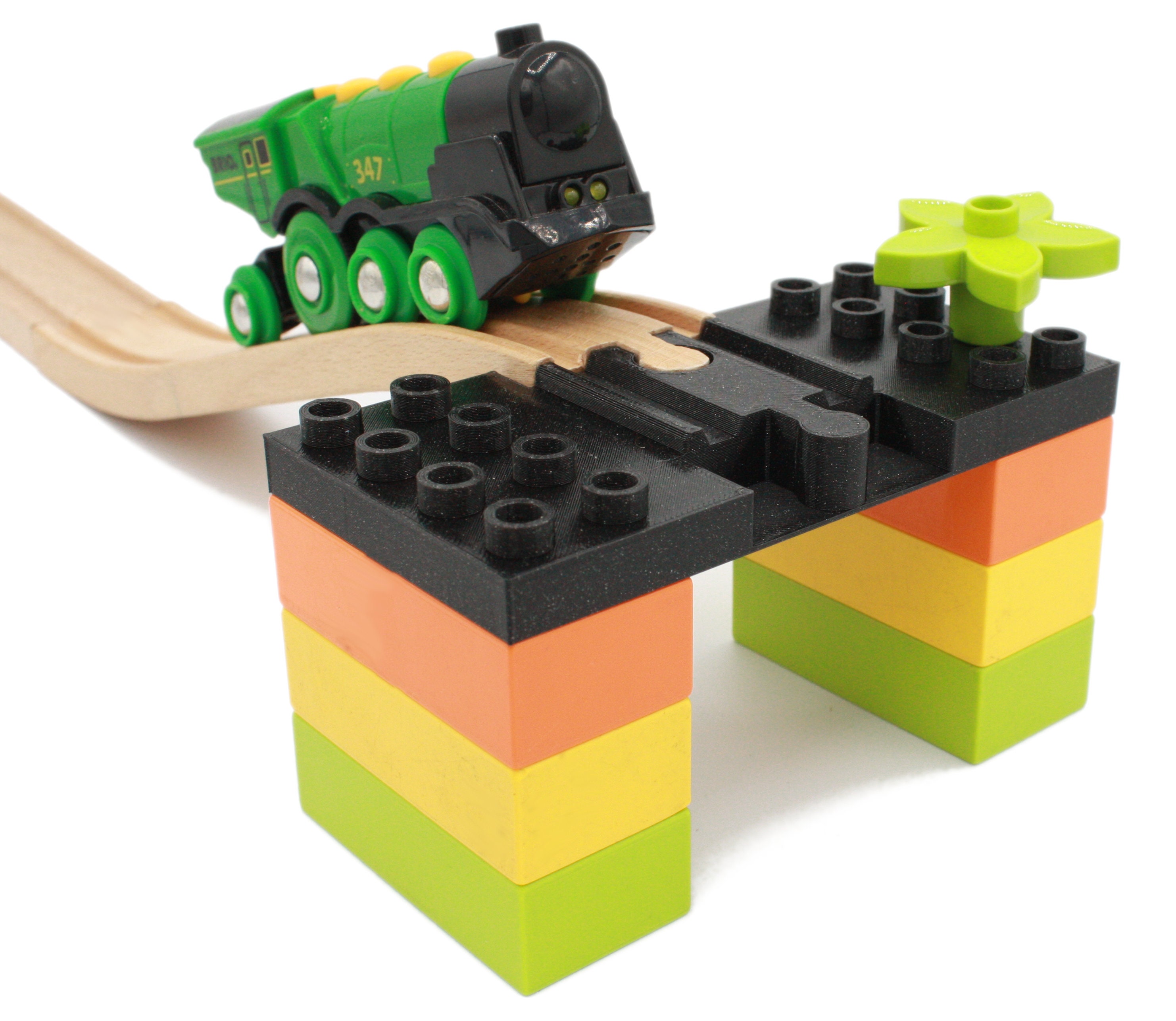 Children's Play, Flexible and Flexible Rail for Duplo Train 