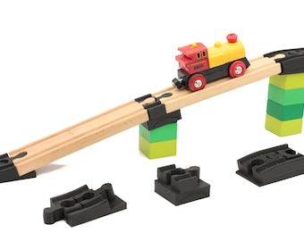 6 Adaptateurs pour pentes Brio Duplo compatibles Ikea Lillabo Thomas Melissa Lidl