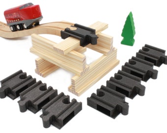 8 Brio Kapla Compatible Adapters for Wooden Train