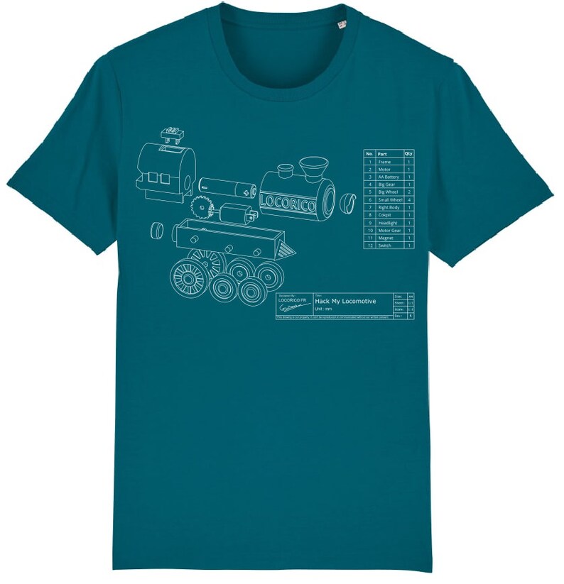Locomotive Organic T-Shirt image 8