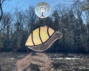 Stained Glass Snail Suncatcher
