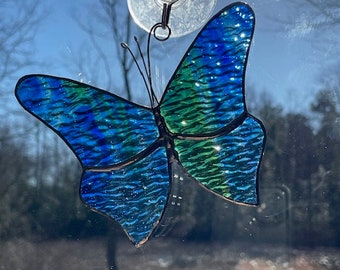 Stained Glass Butterfly Suncatcher