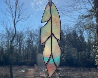 Stained Glass Feathers