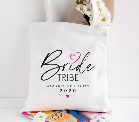 Hen Party Tote Bag Personalised Hen Party Tote Bag the One 